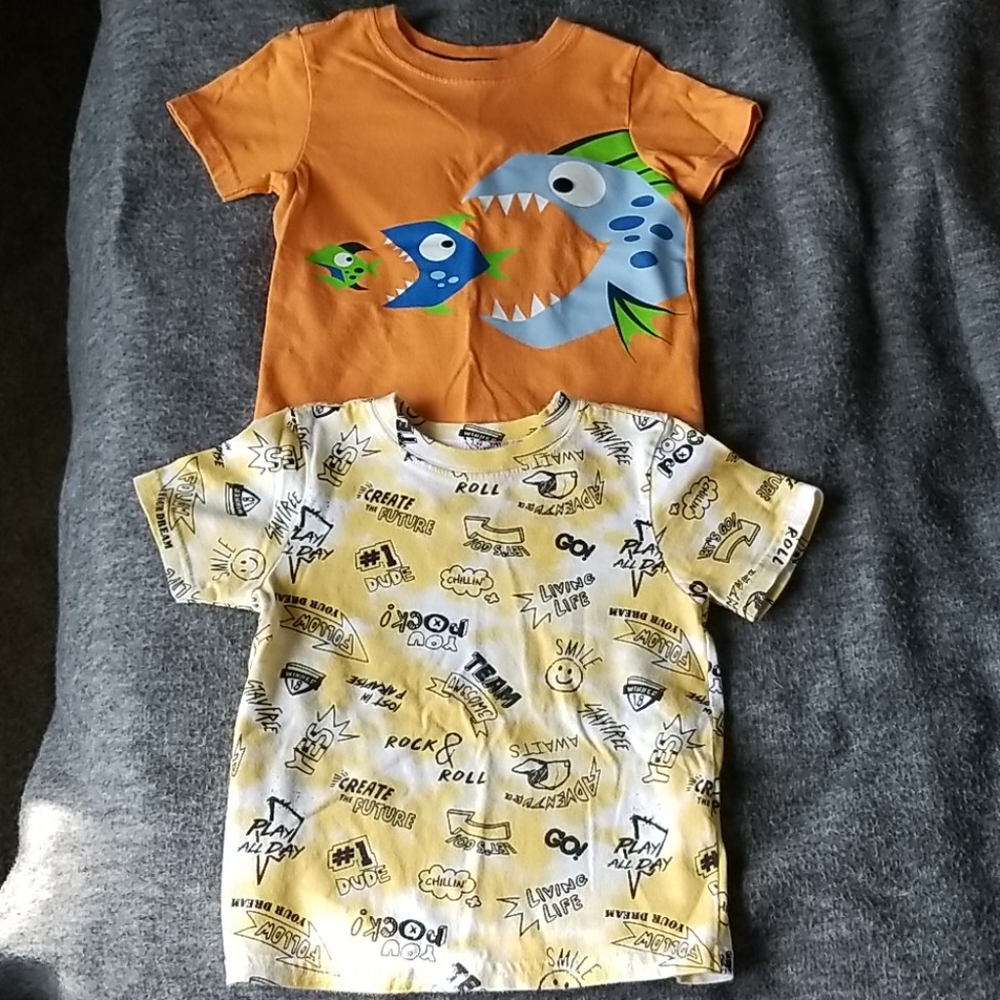 2 toddler boy shirts